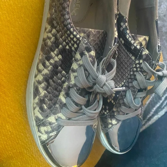 Michael Kors Shoes Michael Kors Snakeskin Sneakers 85 Poshmark